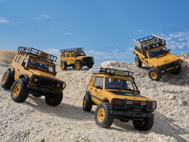 DPFMS12483RTRYL FMS FCX24M Land Rover Discovery 1:24 Camel Trophy Edition - RTR